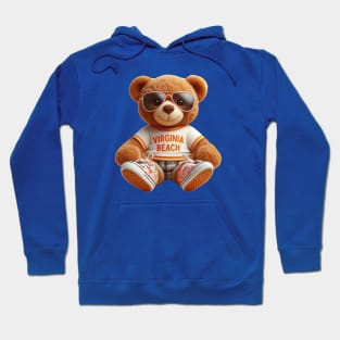 Virginia Beach Teddy Bear Hoodie